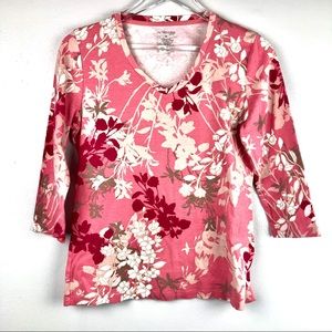 St.John’s Bay | 100% COTTON 3/4 sleeve shirt